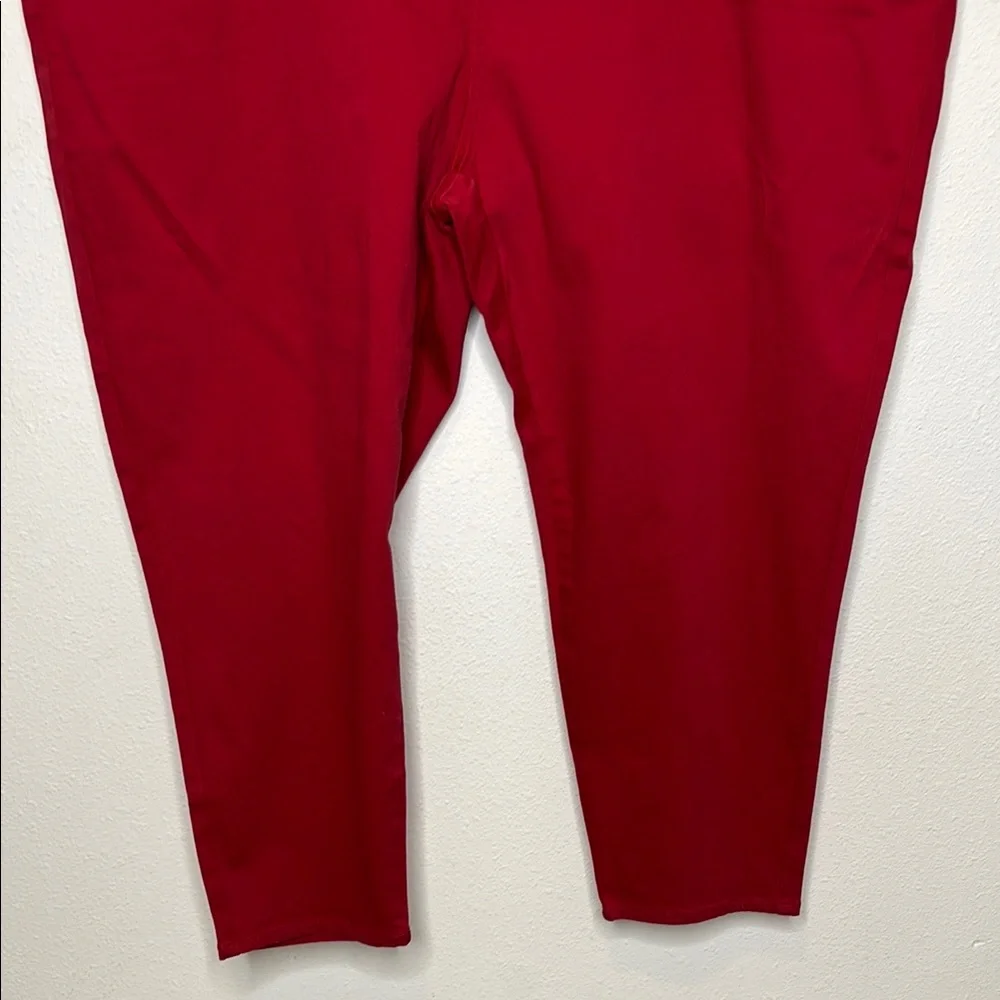 Universal Standard 32 Red (scooter) ankle Pants - Picture 4 of 11